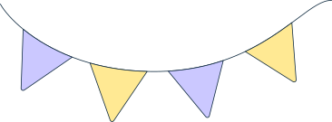 bunting PNG, SVG