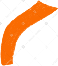 orange confetti tape Illustration in PNG, SVG