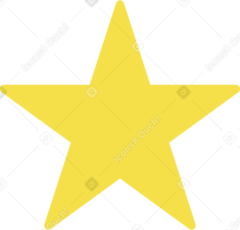 star shape Illustration in PNG, SVG