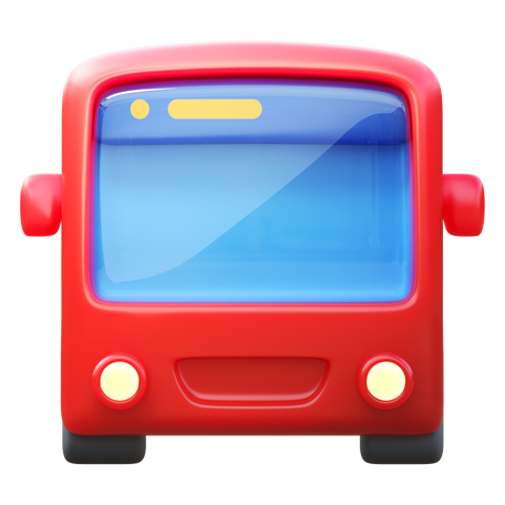 red bus Illustration in PNG, SVG