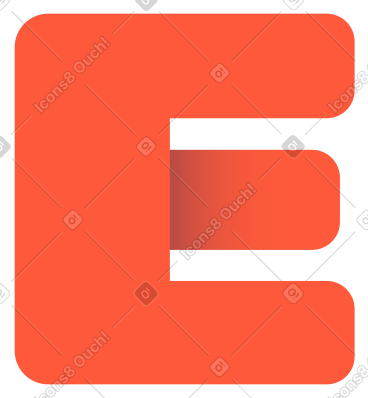 Letter e PNG, SVG