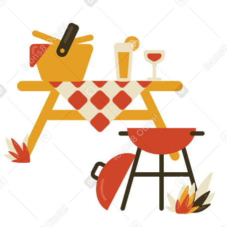 Picnic time PNG, SVG