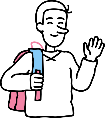 Man waving his hand PNG, SVG