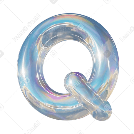 inflatable letter q PNG, SVG