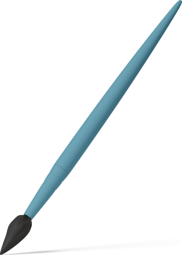 blue paint brush в PNG, SVG
