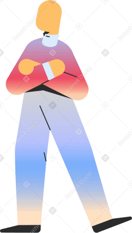 adult standing Illustration in PNG, SVG