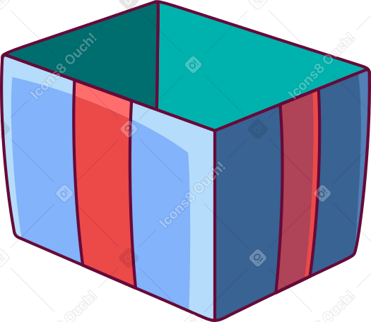 open box Illustration in PNG, SVG