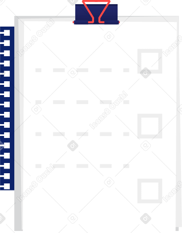 목록이있는 패드 PNG, SVG