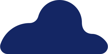 Dark blue cloud PNG, SVG