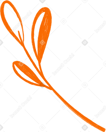 orange tree branch Illustration in PNG, SVG