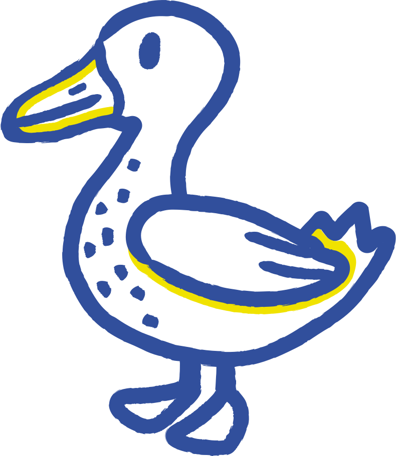アヒル のpngとsvgでのイラスト