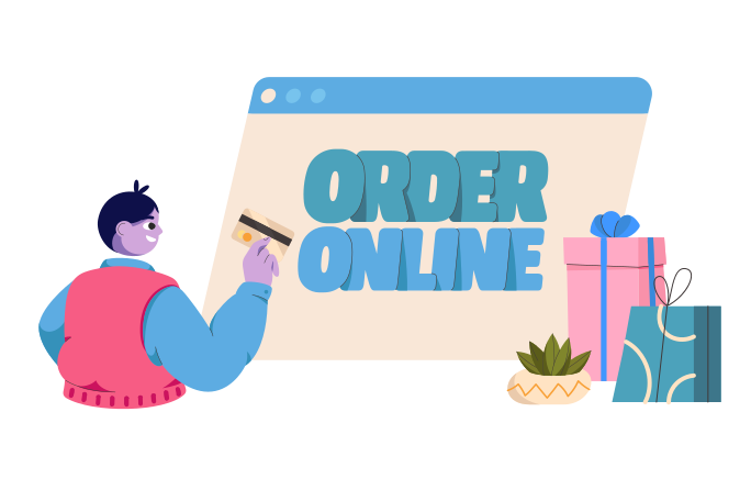 Order online Illustration in PNG, SVG