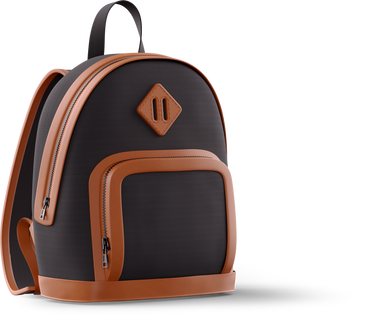 black backpack PNG、SVG