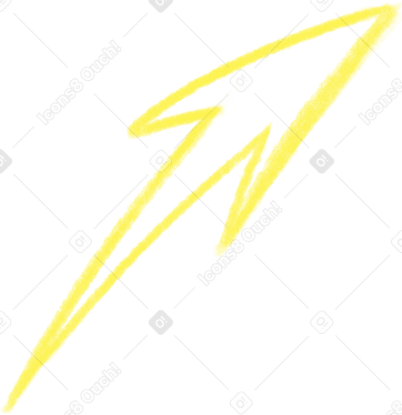 yellow texture arrow Illustration in PNG, SVG