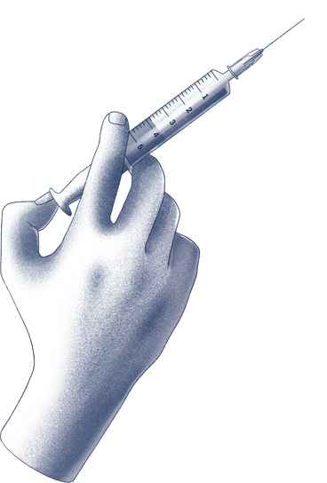 hand holding a syringe PNG, SVG
