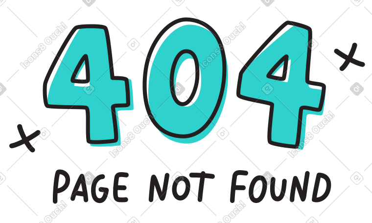 错误 404 文本页面未找到 PNG, SVG