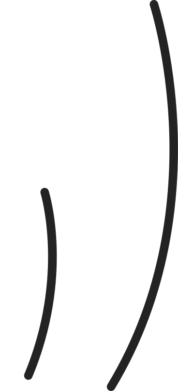 Due linee nere di movimento PNG, SVG