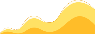 Fond de vagues jaunes PNG, SVG