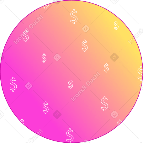 お金のあるピンクの背景 PNG、SVG