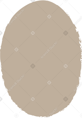 light grey ellipse Illustration in PNG, SVG