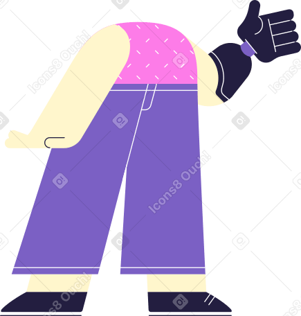 body with prosthesis PNG, SVG