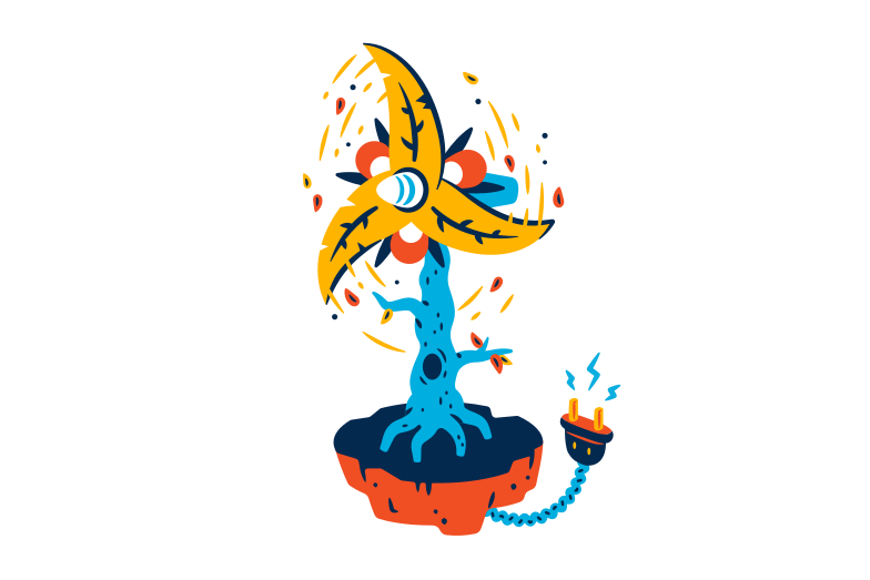 Eco technologies Clipart illustration in PNG, SVG