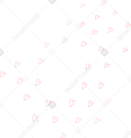 pink little hearts в PNG, SVG