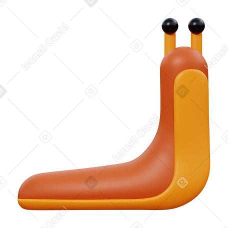 3D slug PNG, SVG