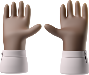 Black skin hands raised PNG, SVG