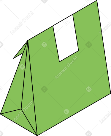 green delivery package Illustration in PNG, SVG