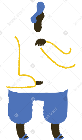 man in white chef hat PNG, SVG