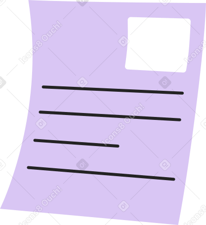 paper sheet Illustration in PNG, SVG