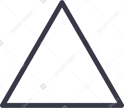 forma triangular PNG, SVG