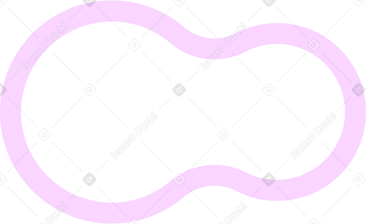 pink outline cloud Illustration in PNG, SVG