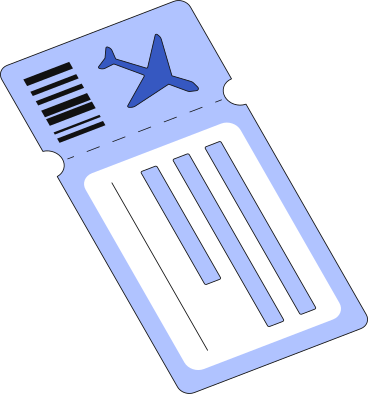 비행기 티켓 PNG, SVG