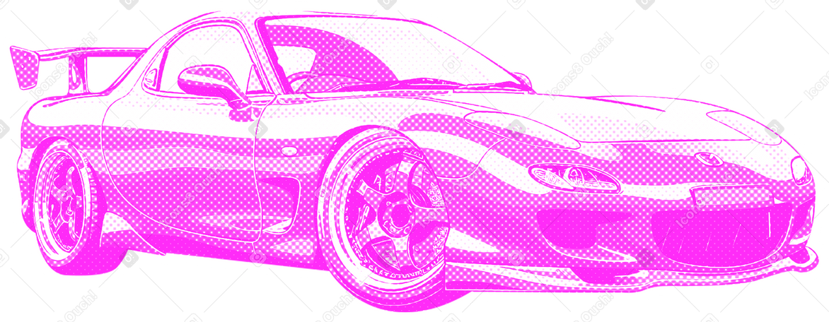 mazda rx- front view PNG, SVG