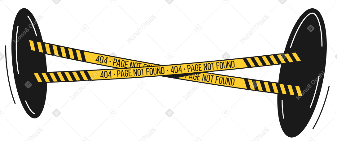 page not found Illustration in PNG, SVG