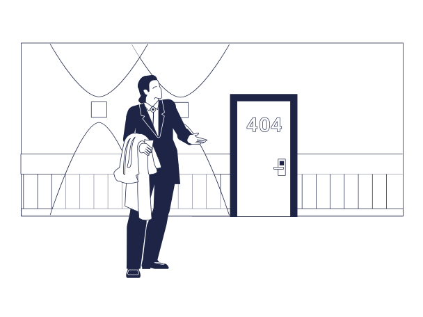404 animated illustration in GIF, Lottie (JSON), AE