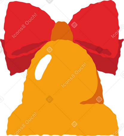 ball with bow Illustration in PNG, SVG
