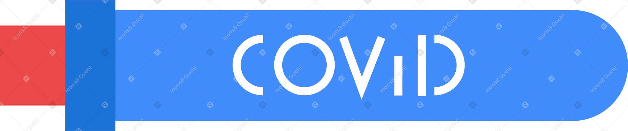 covid test tube PNG, SVG