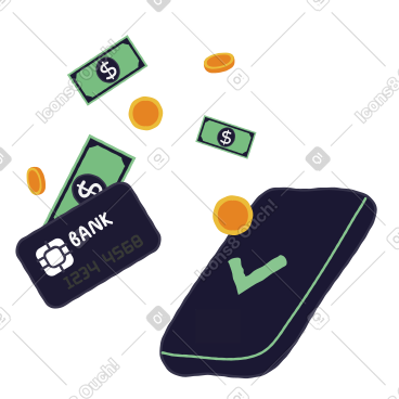 Money transfers  PNG, SVG