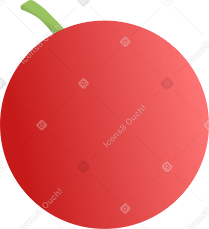 red apple Illustration in PNG, SVG