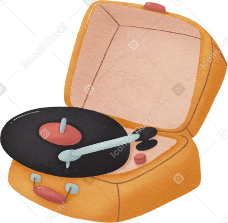 vinil record player PNG, SVG