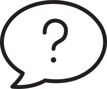 Speech bubble with question PNG, SVG