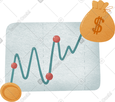 Schedule for investing money to make a profit PNG, SVG