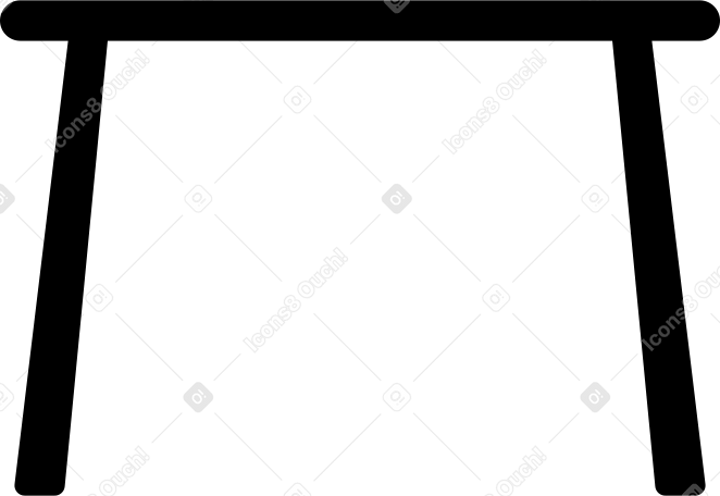 Mesa negra PNG, SVG