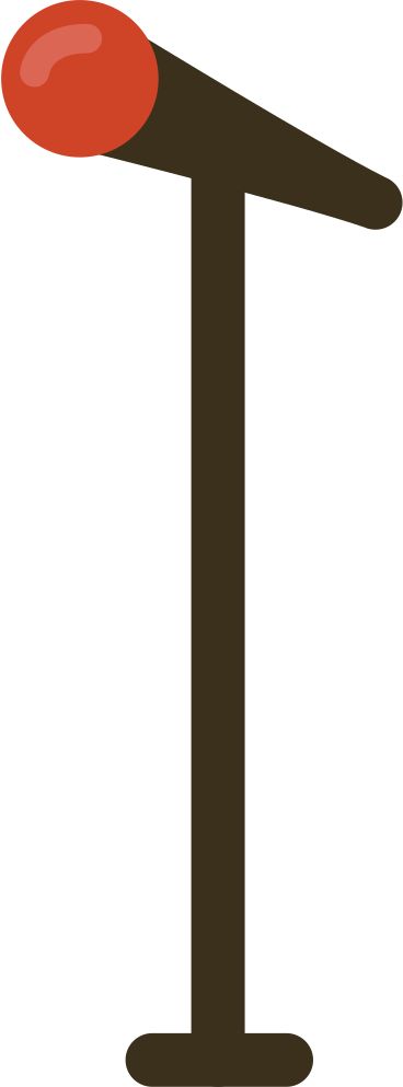 Microphone stand PNG, SVG