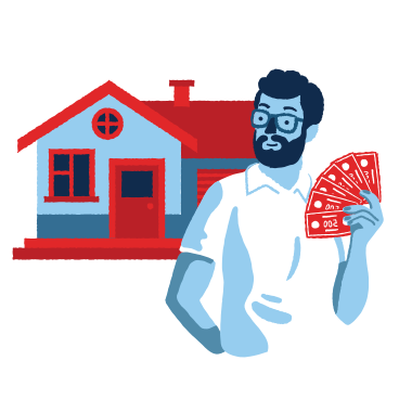 Buying a house PNG, SVG