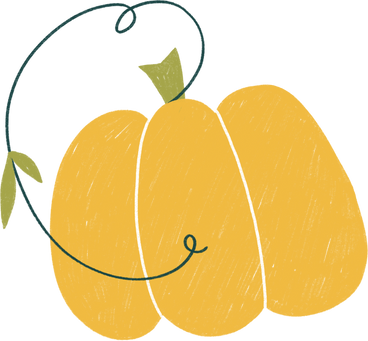 yellow pumpkin PNG, SVG