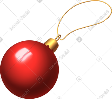 Christmas ornament PNG, SVG